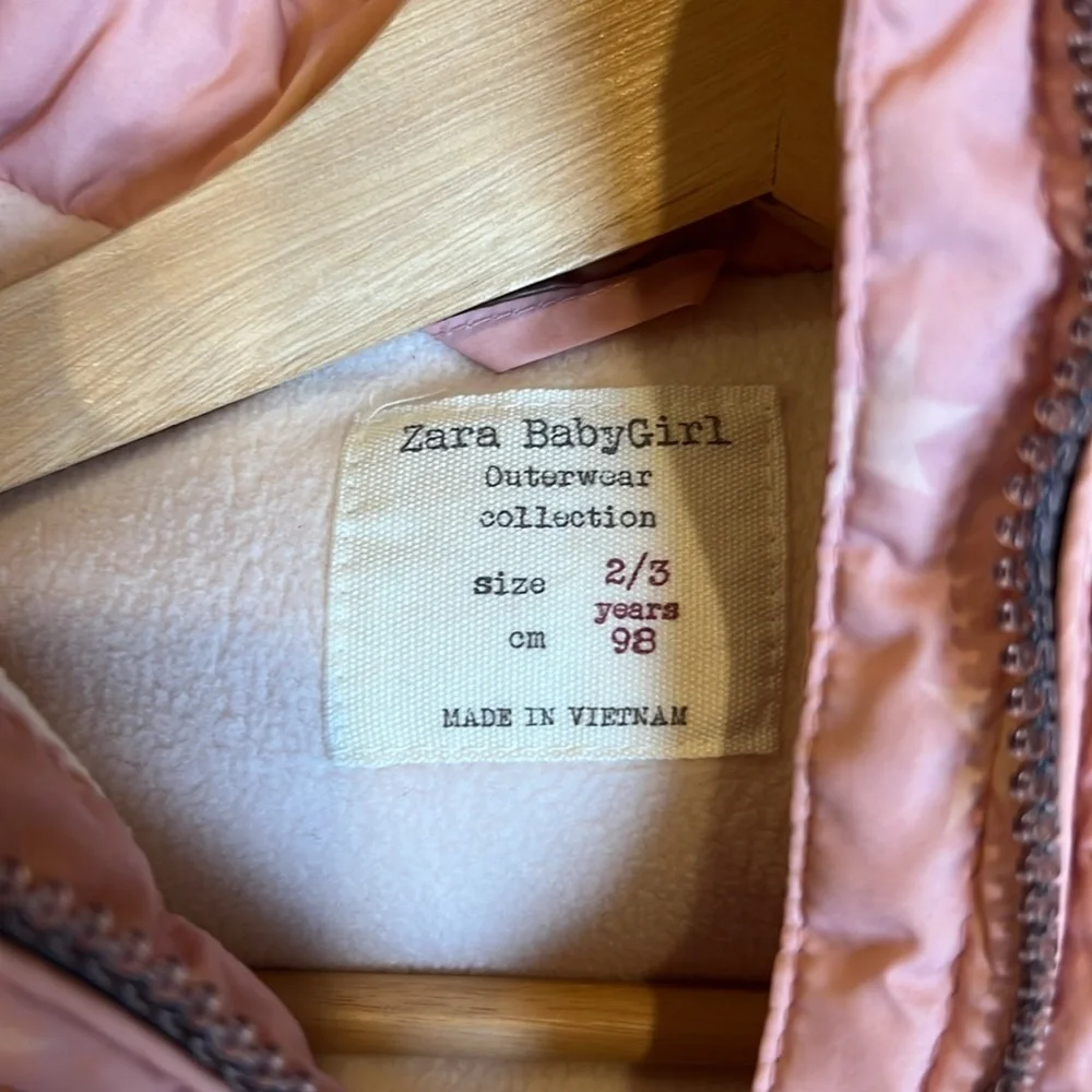 Zara Girls Pink Star ⭐️ Vest